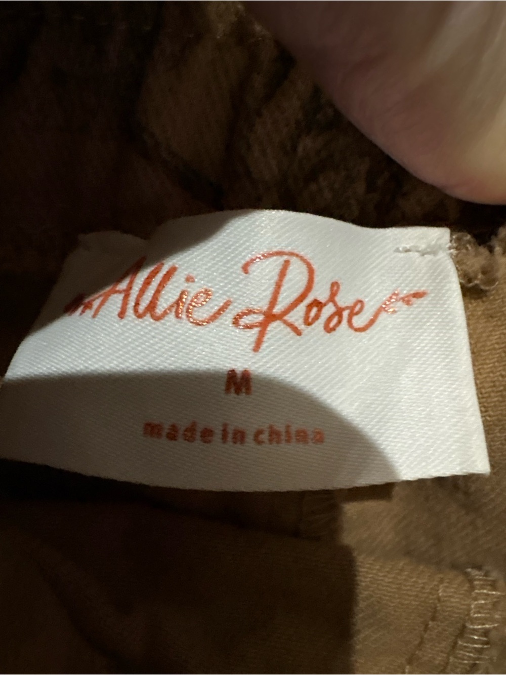 Allie Rose Tan Floral Toile Sailor Button Wide Leg Pants Cottagecore M - Picture 2 of 8
